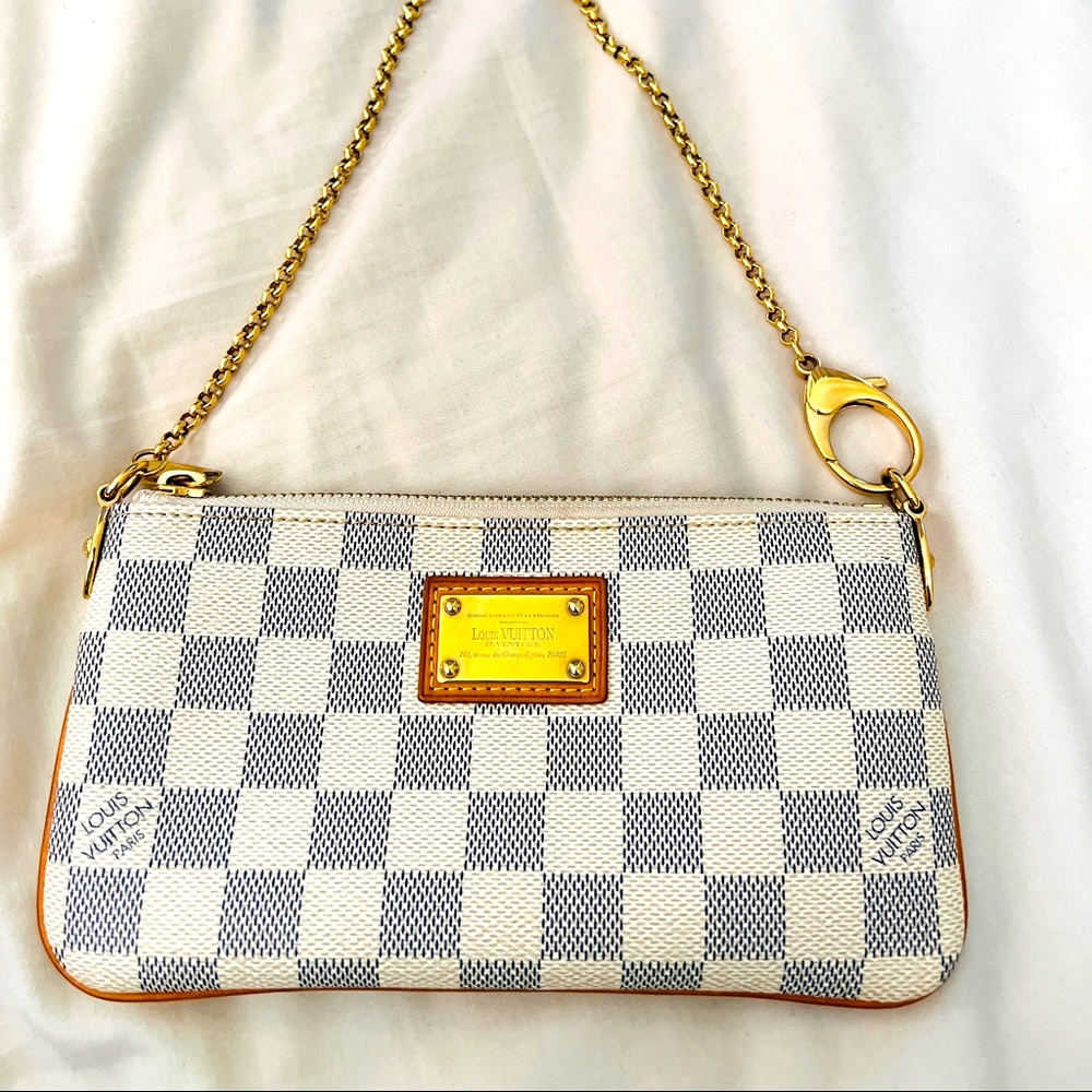 Louis Vuitton Pochette Accessory Damier Azur